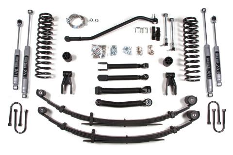 4.5 Inch Lift Kit Jeep Cherokee XJ 84-01 Dana 35 Fox 2.0 Performance