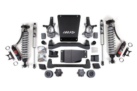 4 Inch Lift Kit FOX 2.5 Performance Elite 3 Inch Coil-Over 07-14 Avalanche, Suburban, Tahoe, Yukon 1500 4WD BDS Suspension
