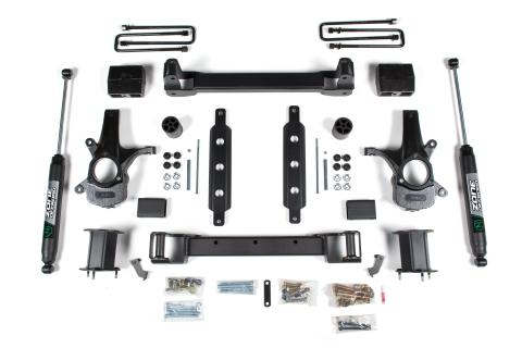 14-18 Silverado/Sierra 1500 2WD 4.5 Inch Cast Steel Arms Fox Adventure Shocks Zone Offroad