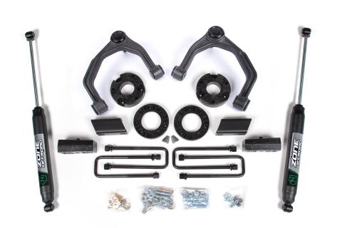 19-23 Silverado/Sierra 1500 3.5 Inch Adventure Series Lift Kit With FOX Shocks Zone Offroad