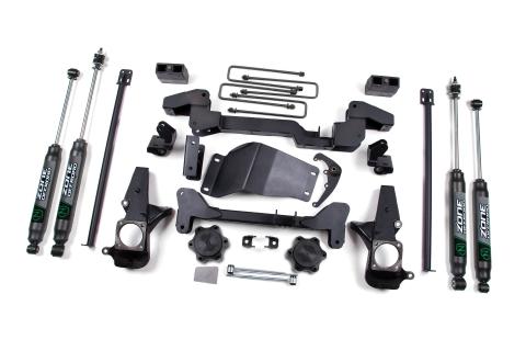 01-10 Silverado 1500/2500 HD/3500 HD 6 Inch Lift Kit With Fox Adventure Shocks Zone Offroad
