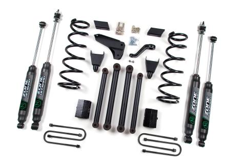 10-12 Dodge RAM 2500/3500 5.0 Inch Coil Spring Lift Kit With Nitro Shocks Zone Offroad