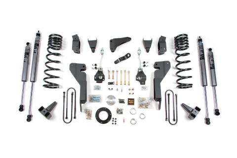 08 Dodge RAM 2500 8 Inch Lift Kit With 3.5 Inch Axle Diesel Fox Shocks Zone Offroad