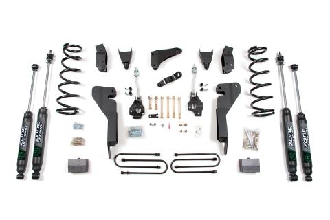 08 Dodge RAM 2500 6 Inch Lift Kit With 4 Inch Axle Diesel With Nitro Shocks Zone Offroad