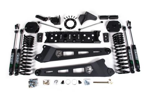 19-24 RAM 2500 4.5 Inch Radius Arm Diesel 6-Bolt T-Case Fox Adventure Shocks Zone Offroad