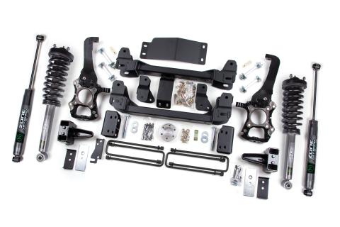 09-13 Ford F-150 4WD 6 Inch Suspension Lift Kit, 5 Inch Rear Lift, Block - Nitro Loaded Struts, Nitro Shocks Zone Offroad
