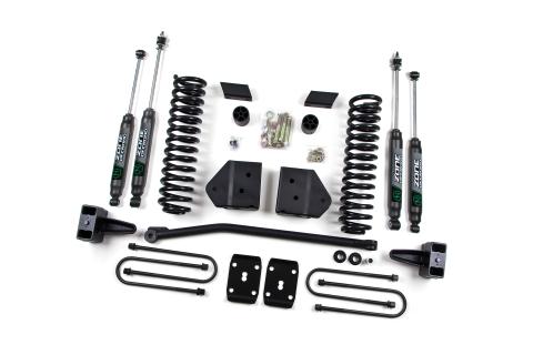 11-16 Ford F-250/F-350 Super Duty 4 Inch Lift Kit With Overload Gas With Nitro Shocks Zone Offroad