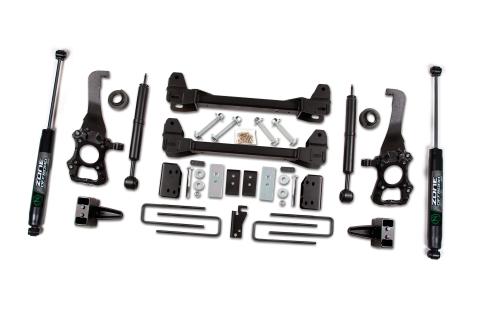 09-10 Ford F-150 2WD 6 Inch Knuckle and Strut Lift Kit With Nitro Shocks Zone Offroad