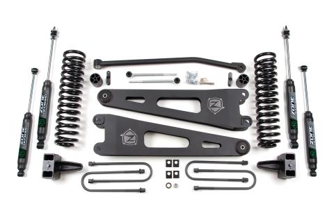05-07 Ford F-250/F-350 Super Duty 4 Inch Radius Arm Lift Kit Diesel Fox Adventure Shocks Zone Offroad