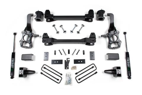 2014 F-150 2WD 6 Inch Lift Kit 4 Inch Rear Block With Nitro Shocks Zone Offroad