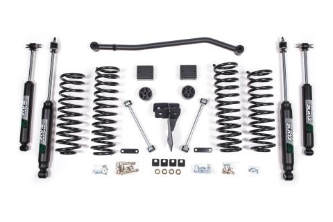 07-11 Jeep Wrangler JK 2 Door 4 Inch Coil Spring Lift Kit With Nitro Shocks Zone Offroad