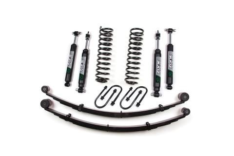 84-01 Jeep Cherokee XJ 3 Inch Lift Kit With Rear Springs -Dana 35 Nitro Shocks Zone Offroad