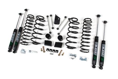 18-24 Jeep Wrangler JL 4 Door 3 Inch Lift Kit With Fox Adventure Shocks Zone Offroad