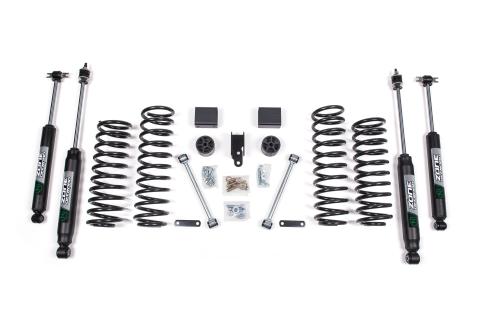 12-18 Jeep Wrangler JK 2 Door 3 Inch Coil Spring Lift Kit With Nitro Shocks Zone Offroad