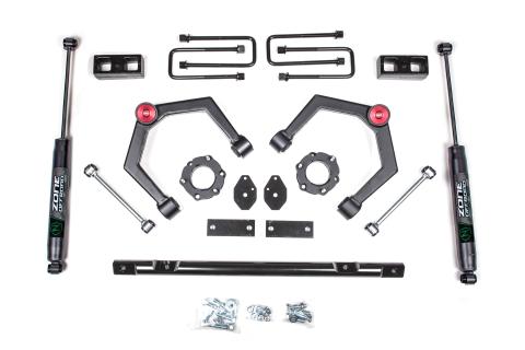 16-24 Nissan Titan XD 4WD 2 Inch Adventure Series Lift Kit, 2 Inch Rear Lift, Block - Strut Spacer, Fox 2.0 Adventure Series Shocks Zone Offroad