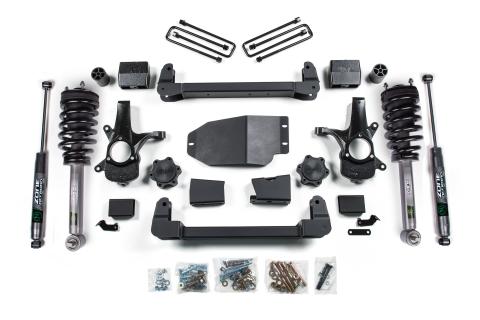 07-13 Chevrolet Silverado/GMC Sierra 1500 6.5 Inch Lift Kit Front Shock: Strut Spacer, Rear Shock: Fox Adventure Series Zone Offroad