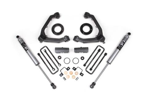 23-26 GM Colorado Trail Boss/GMC AT4 3 Inch Adventure Series Lift Kit, 2.5 Inch Rear Lift, Block - Nitro Shocks Zone Offroad