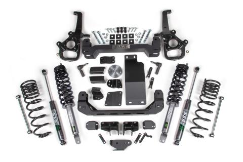4 Inch Lift Kit for 2025 Ram 1500 4WD 4 Inch Front 3 Inch Rear Suspension Lift System Standard Bore Nitro Rear Shocks Zone Offroad