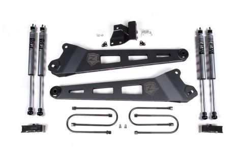 25-26 Ram 3500 4WD (Diesel) 3 Inch Radius Arm Suspension Lift Kit, 2 Inch Rear Lift, Block - W/O Overload - Fox 2.0 Adventure Series Shocks Zone Offroad