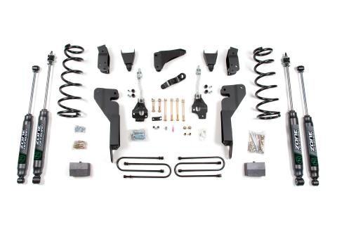 08 Dodge RAM 2500 6 Inch Lift Kit With 4 Inch Axle Diesel With Nitro Shocks Zone Offroad