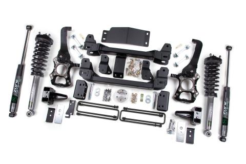 09-13 Ford F-150 4WD 6 Inch Suspension Lift Kit, 5 Inch Rear Lift, Block - Nitro Loaded Struts, Nitro Shocks Zone Offroad