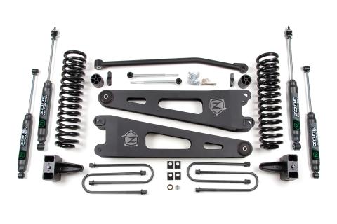 05-07 Ford F-250/F-350 Super Duty 4 Inch Radius Arm Lift Kit Gas With Nitro Shocks Zone Offroad
