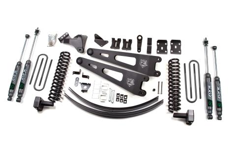 11-14 Ford F-250/F-350 Super Duty 6 Inch Lift Kit Gas Without Overload With Nitro Shocks Zone Offroad