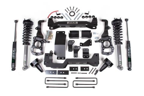 21-24 Ford F-150 6 Inch Front 4 Inch Rear Lift Kit Fox Adventure Shocks Zone Offroad