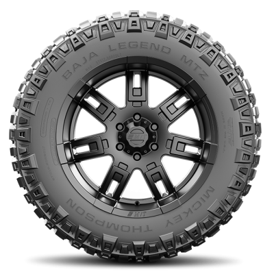 Baja Legend MTZ 17.0 Inch 35X12.50R17LT Black Sidewall Light Truck Radial Tire Mickey Thompson