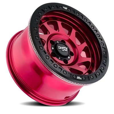 Dirty Life Race Wheels Enigma Race 9313 Gloss Crimson Candy Red 17X9 5-127 -12Mm 78.1Mm