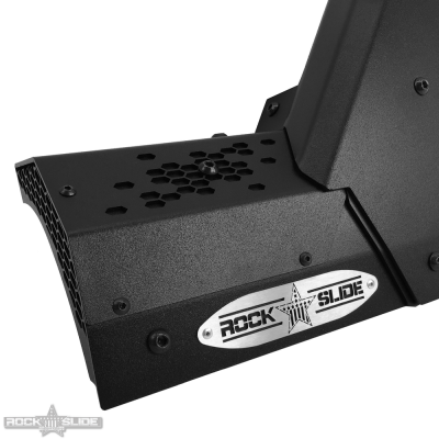 JL / JT Lower Larger Cowl LED Light Pod Brackets and Upper Bar Brackets Rock Slide Engineering