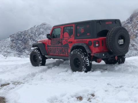 JL Rear 1350 Solid CV Driveshaft 2 Door (Rubicon - Sport - Sahara) Adams Driveshaft