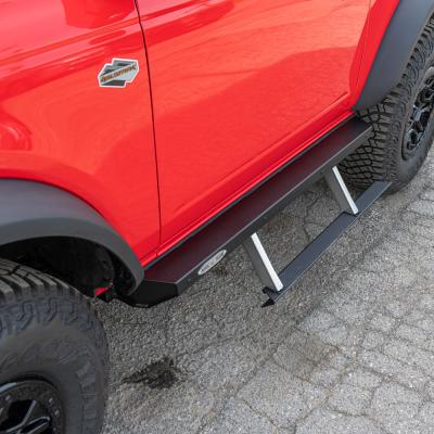 Bronco Side Step Sliders For 21-Pres Bronco 2 Door Models Set Rock Slide Engineering