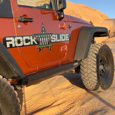 Jeep JK Side Step Sliders For 07-18 Wrangler JK 2 Door Models Set Rock Slide Engineering