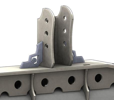 Tall Adjustable Truss Upper Link Mount 2.63 Inch Artec Industries