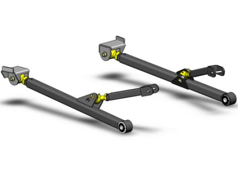 Jeep Wrangler Front Long Arm Upgrade Kit 1997-2006 TJ Clayton Off Road