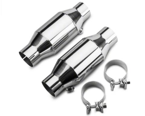 Universal High Flow 2.5 Inch Mini Catalytic Converters Ceramic Substrate Pypes Performance Exhaust