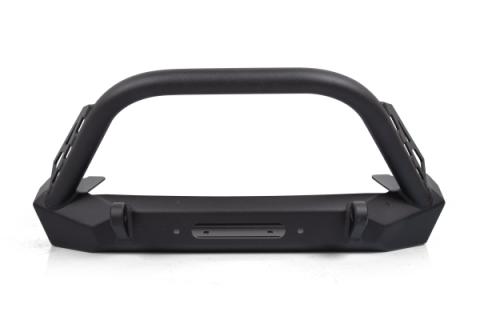 Wrangler JK Front Winch Bumper with Flat Top Stinger Inferno Series For 07-18 Jeep Wrangler JK CrawlTek