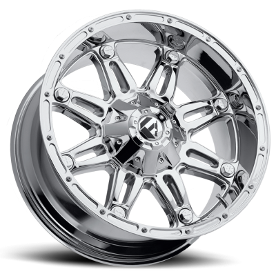 Aluminum Wheels 18X9 Hostage D530 5 On 114.3/5 On 127 Chrome 78.1 Bore -12 Offset Fuel Off Road Wheels