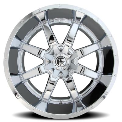 Aluminum Wheels 22X12 Maverick D536 6 On 135/6 On 139.7 Chrome 106.1 Bore -45 Offset Fuel Off Road Wheels