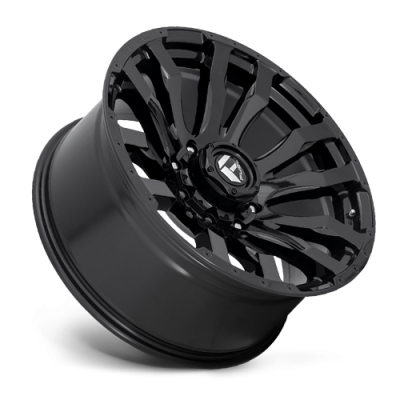 Aluminum Wheels 20X8.25 Blitz D675 8 On 165.1 Gloss Black 117 Bore -246 Offset Multi Spoke Fuel Off Road Wheels