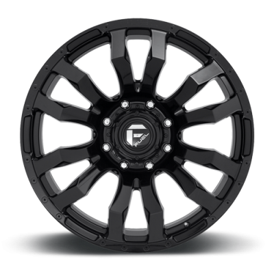 Aluminum Wheels 20X8.25 Blitz D675 8 On 165.1 Gloss Black 117 Bore -246 Offset Multi Spoke Fuel Off Road Wheels