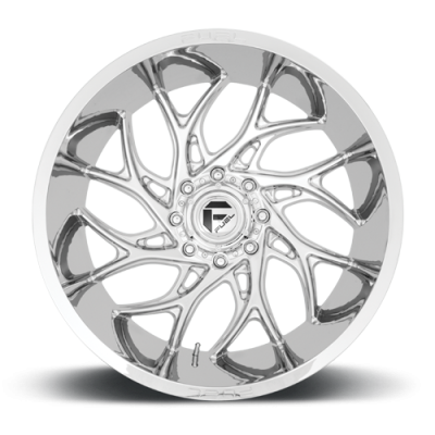 Aluminum Wheels 22X12 Runner D740 6 On 135 Chrome 87.1 Bore -44 Offset Fuel Off Road Wheels