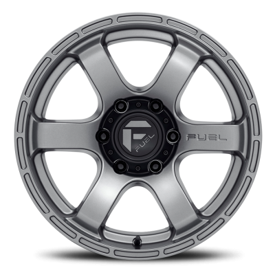 Aluminum Wheels 20X9 Rush D767 6 On 114.3 Matte Gunmetal Gray 66.06 Bore 1 Offset Fuel Off Road Wheels