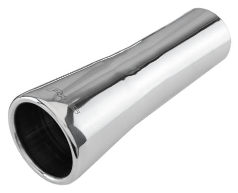 Exhaust Tail Pipe Tip Set 66-68 GTO 2.5 in To 3.5 in Slip Fit Trumpet Clamp On Hardware Not Incl Polished 304 Stainless Steel Pair Pypes Exhaust