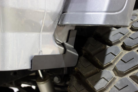 Jeep JL Quarter Panel Chip Guards For 18-Pres Wrangler JL 2/4 Door Black Fishbone Offroad