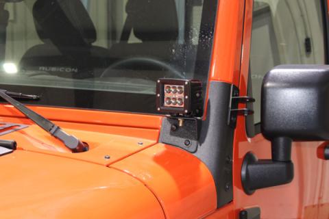 Jeep JK Windshield Light Bracket 07-18 Wrangler JK Fishbone Offroad
