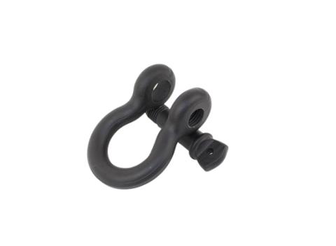 D Ring 3/4 Inch Gloss Black 2 Piece Set Fishbone Offroad