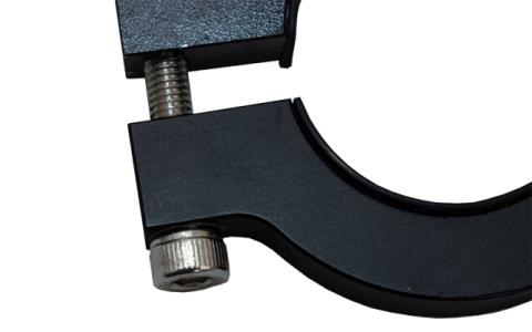 Tube Door Mirror Billet Aluminum Black Powdercoat Fishbone Offroad