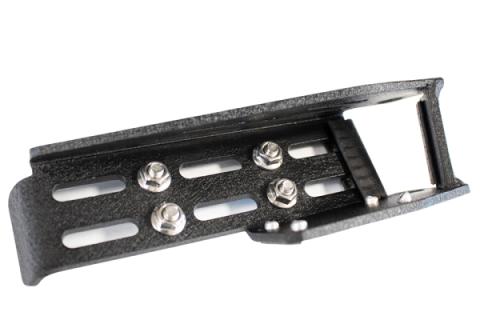 Jeep Foot Peg Set For 07-Up Wrangler/Gladiator Steel Black Fishbone